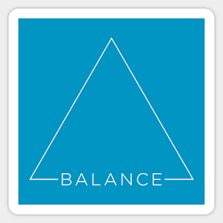 BALANCE Triangle Pyramid Sticker